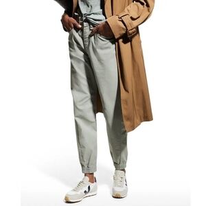 NWT Rag & Bone Engineered Cotton Jogger Relaxed Fit Pants in Green